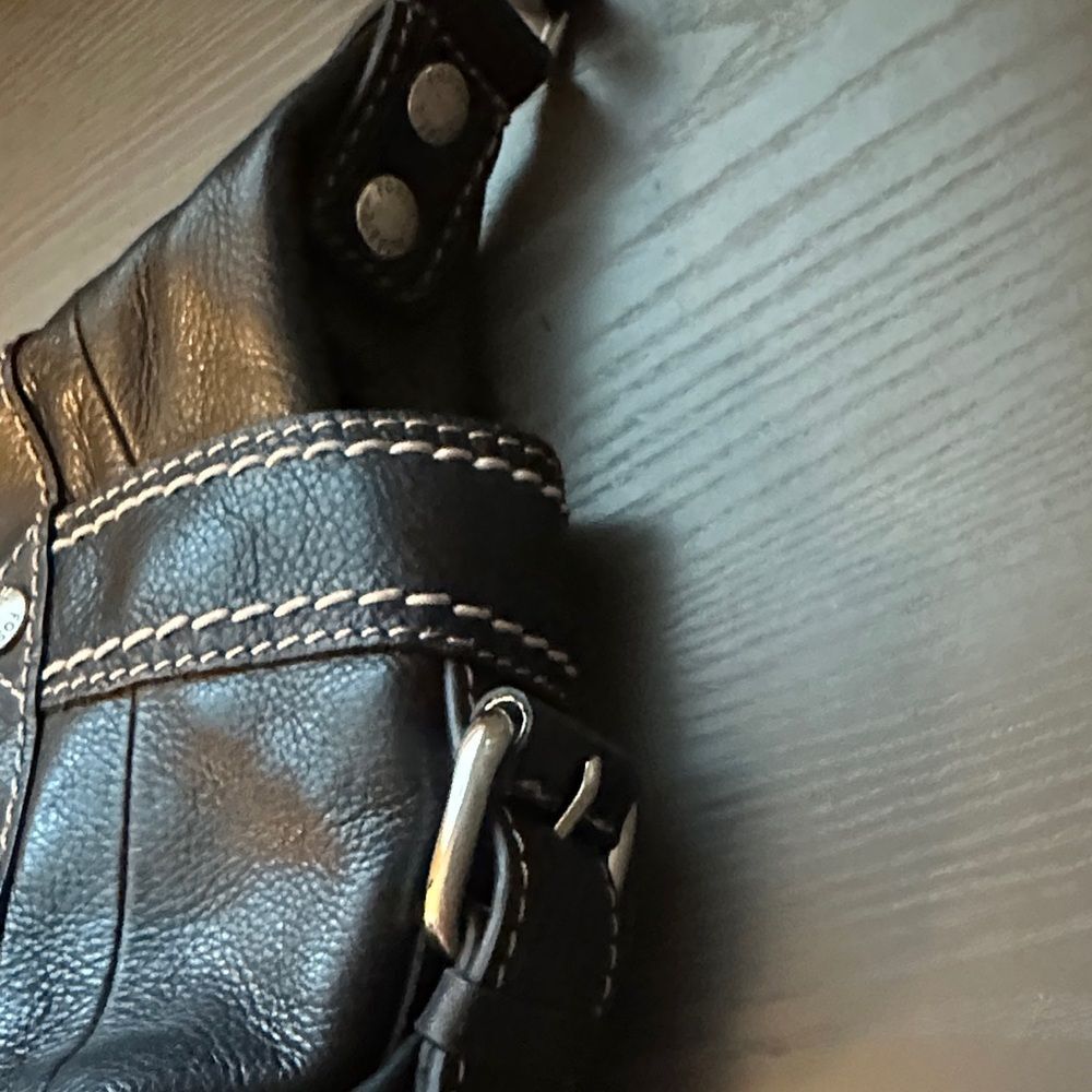 Fossil Black Leather Handbag - Picture 3 of 11